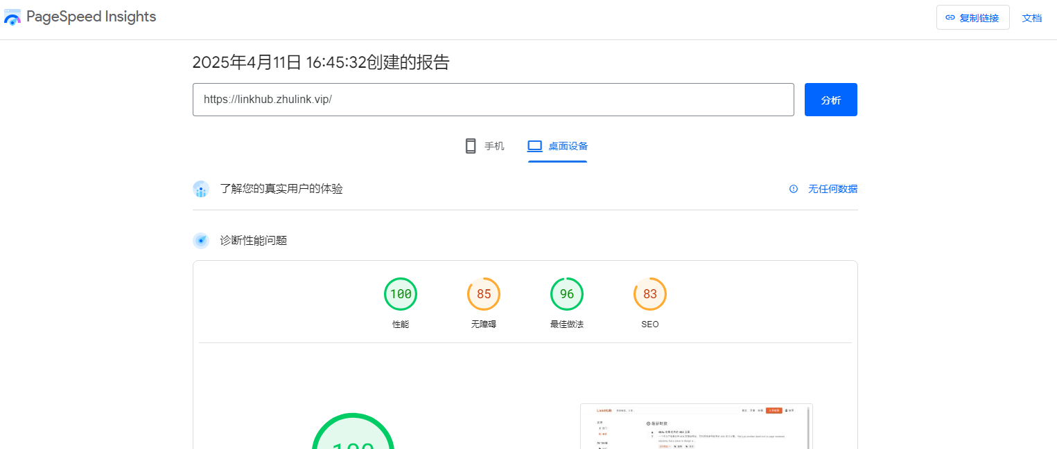 PageSpeed Insights
